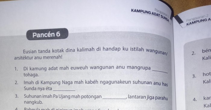 Jawaban pancen 8 bahasa sunda kelas 8 hal 92