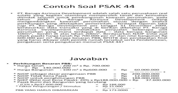 contoh soal tentang pajak terbaru