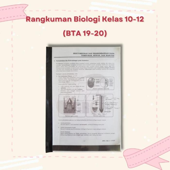 rangkuman biologi kelas 10