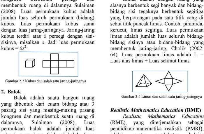 soal bangun ruang sisi datar