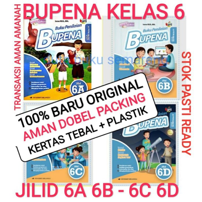 download buku bupena kelas 6 terbaru