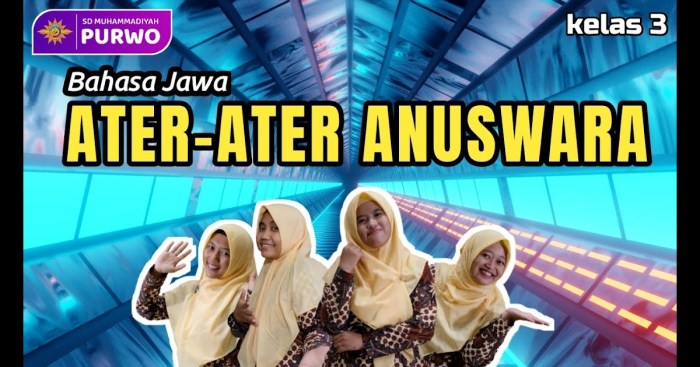 contoh ater ater anuswara terbaru