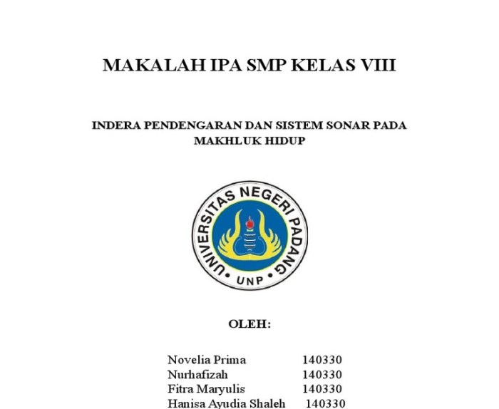 karya ilmiah makalah smp benar bahasa kelompok kuliah sma tulis judul membuat buat puisi sampul proposal makna ipa individu tugas