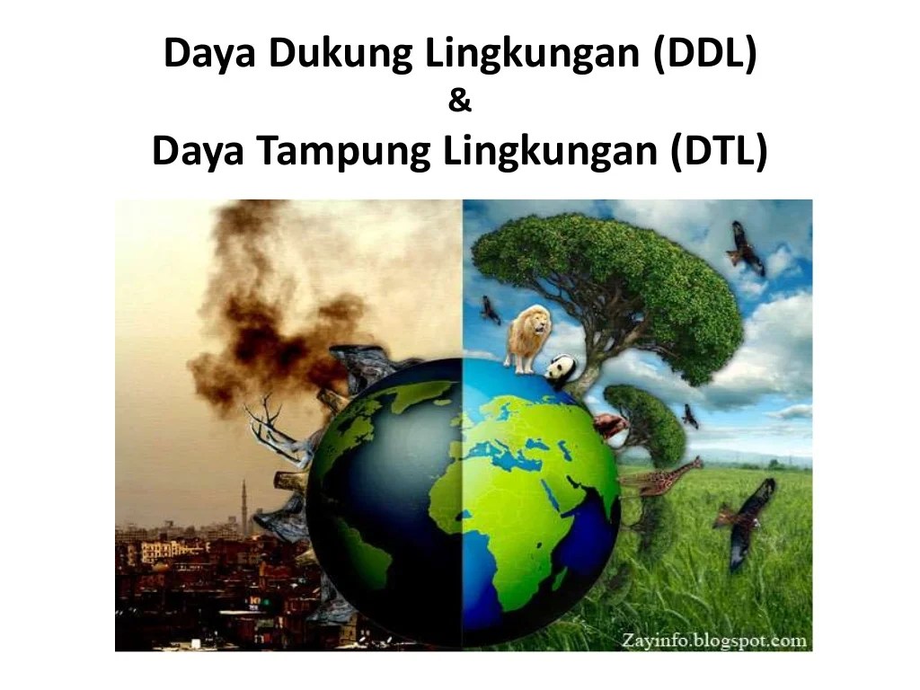 contoh daya dukung lingkungan