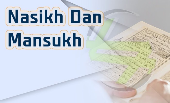 pengertian nasikh dan mansukh terbaru