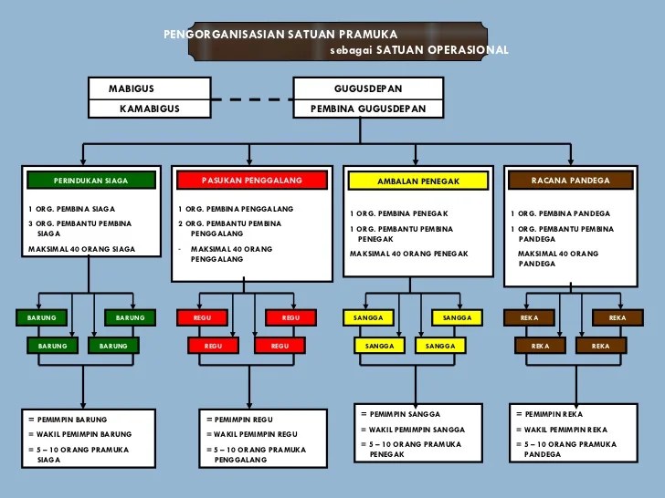 struktur organisasi dewan ambalan terbaru