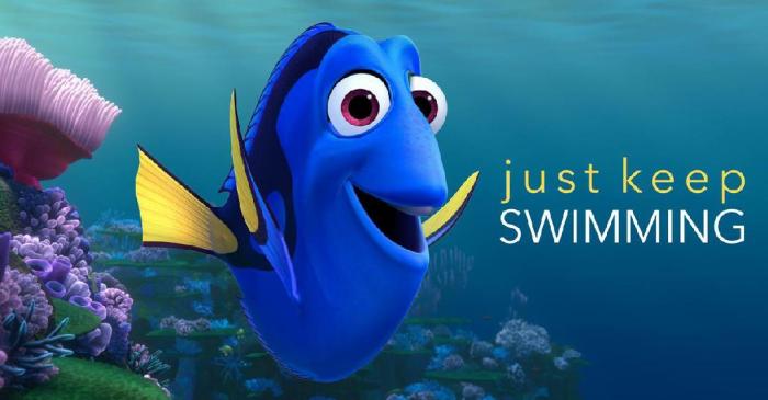 just keep swimming artinya terbaru