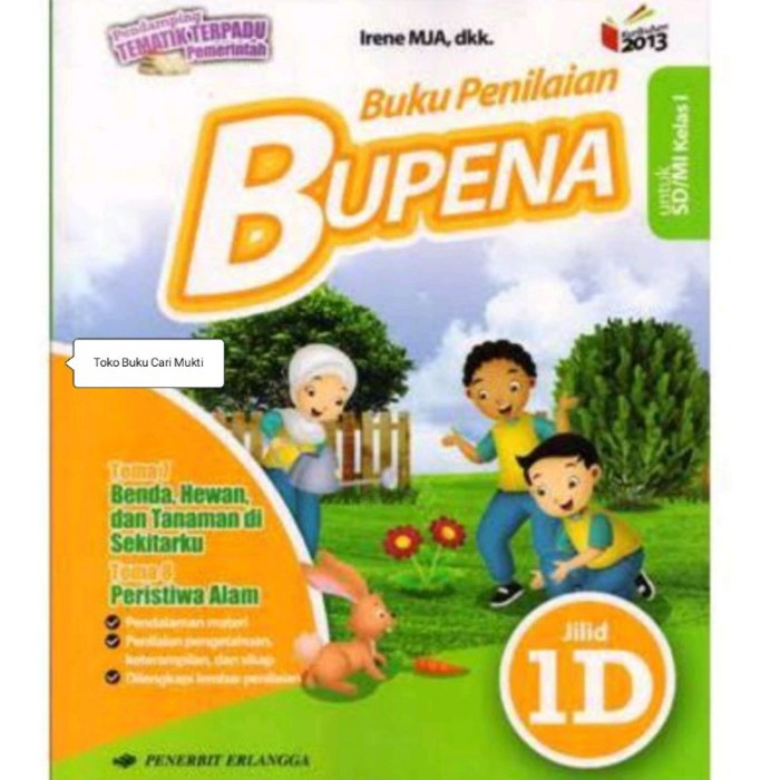 download buku bupena kelas 1