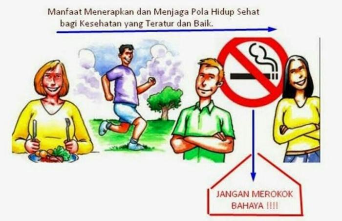 baliho tentang hidup sehat terbaru