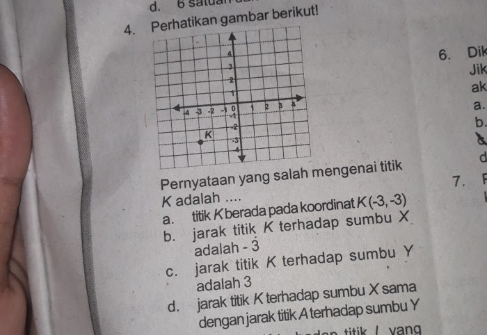 berikut ini pernyataan yang salah adalah