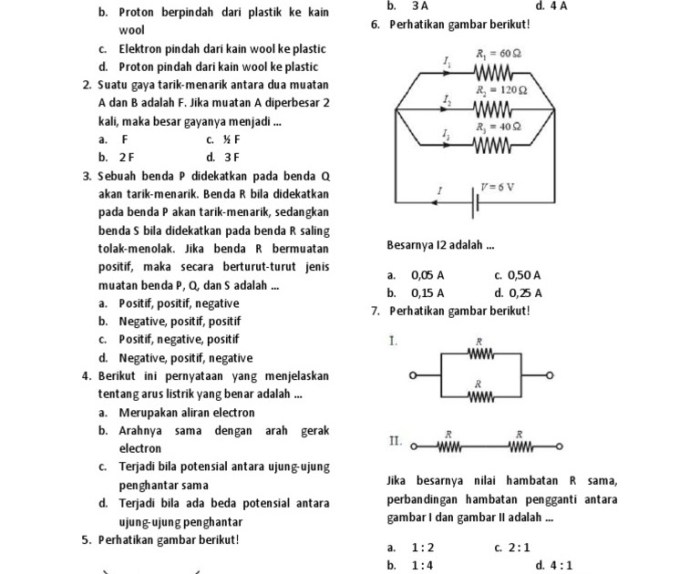 contoh soal listrik dinamis terbaru