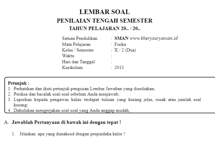 fisika kelas 10 semester 2 terbaru