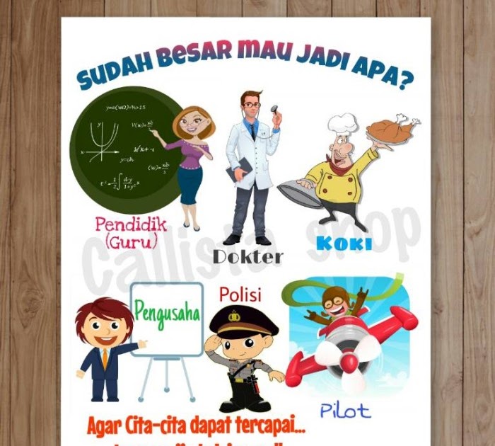 gambar kartun menggapai cita cita