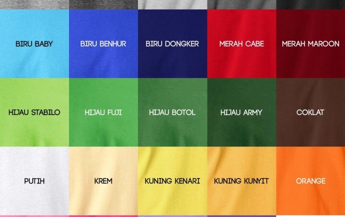 perpaduan warna hijau dan putih