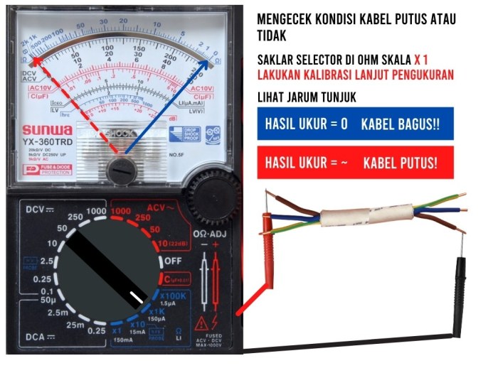 cara menghitung multimeter analog terbaru