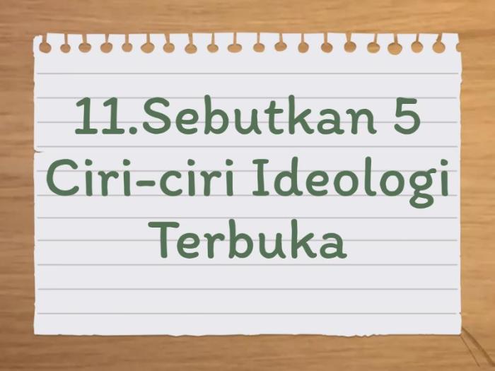 Batas batas keterbukaan ideologi pancasila