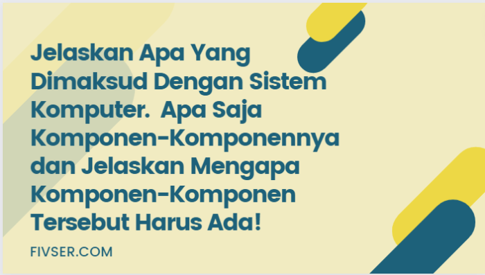 apa saja yang dimaksud dengan