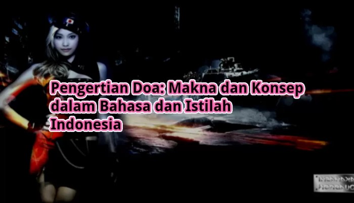 Pengertian doa menurut bahasa dan istilah