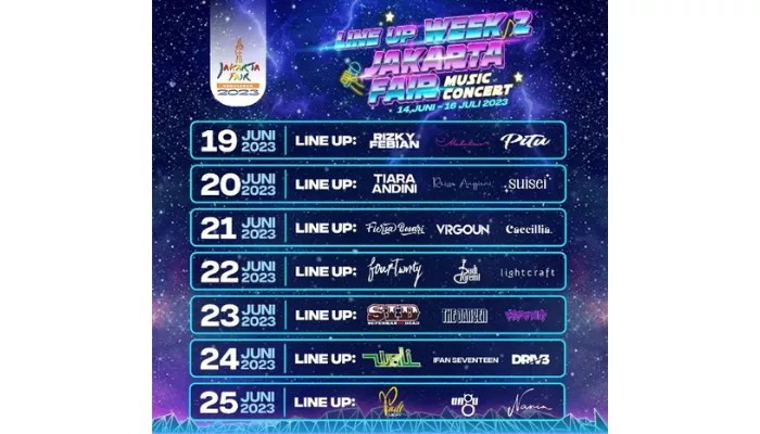 arti line up dalam konser musik terbaru