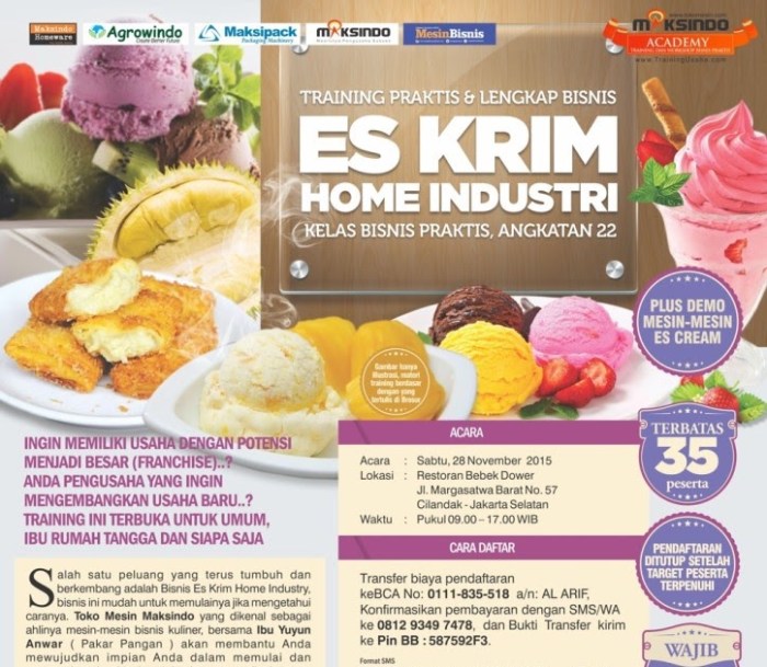 cara membuat es krim dalam bahasa inggris