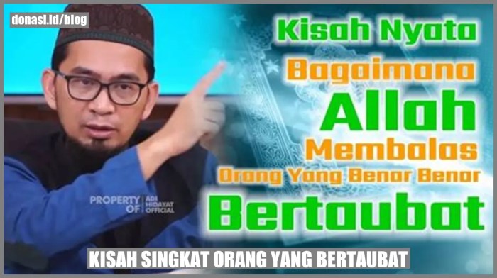 kisah singkat orang yang bertaubat