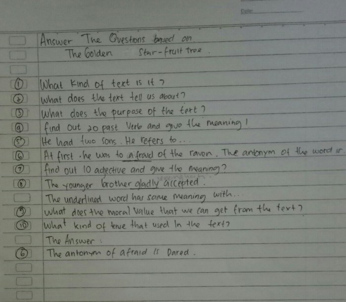 contoh soal narrative text kelas 9