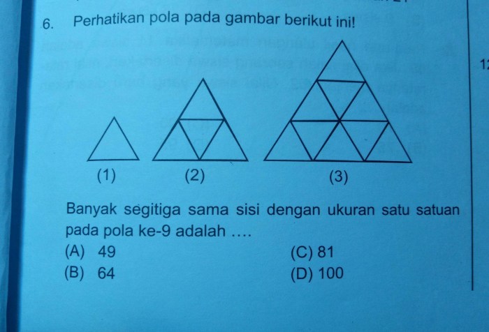 perhatikan gambar pola berikut