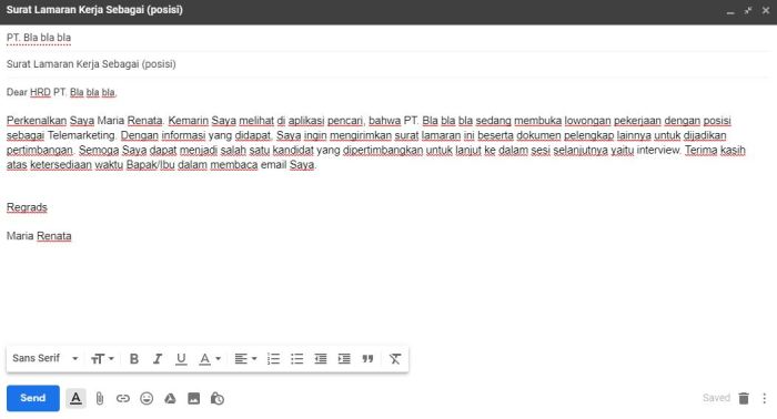 email menulis rasmi daripada resmi formal