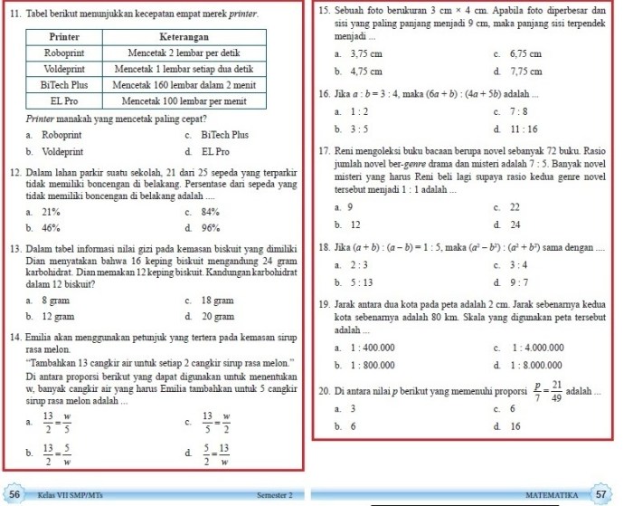 jawaban matematika kelas 9 halaman 11 terbaru