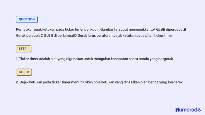 rekaman pita tersebut menunjukkan gerak