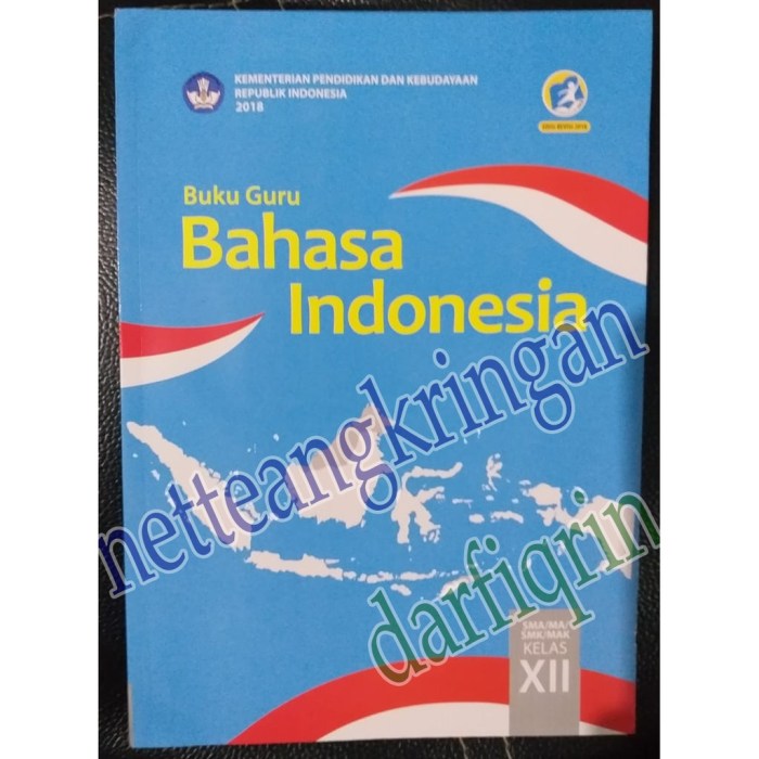 bahasa indonesia kelas xii