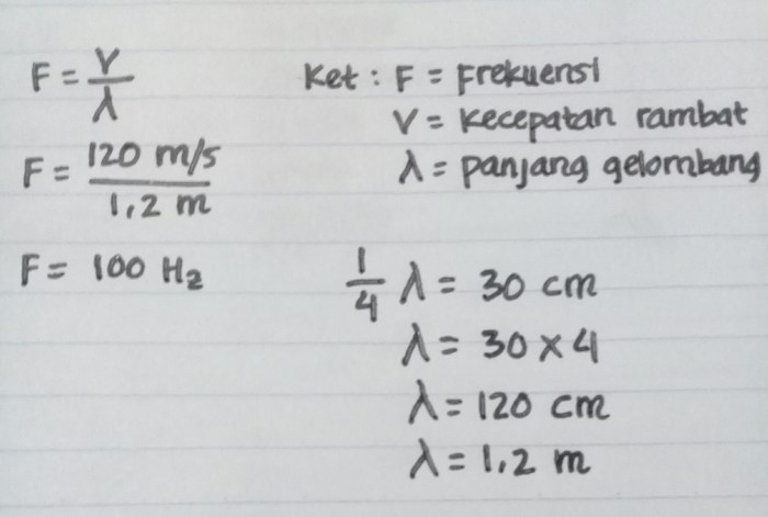 Sebuah kolom udara memiliki panjang 40 cm