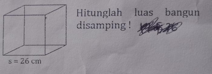 hitunglah luas bangun disamping terbaru