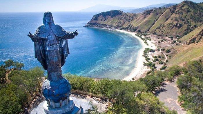 patung yesus di timor leste