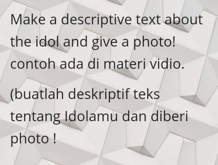 descriptive text maudy ayunda terbaru