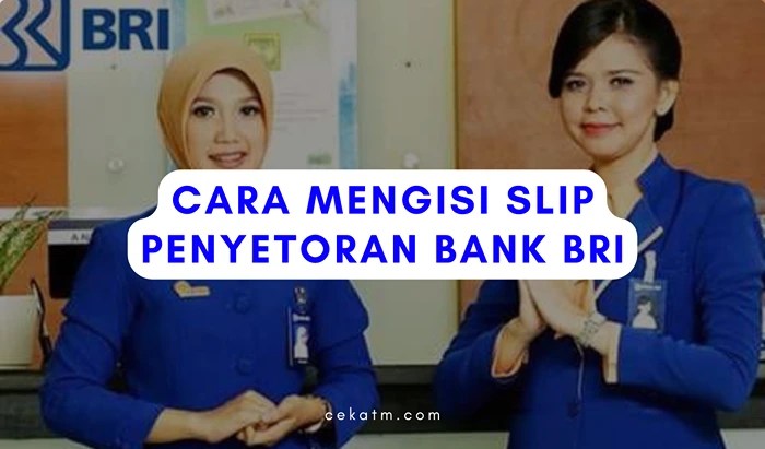 slip penyetoran bank bri terbaru