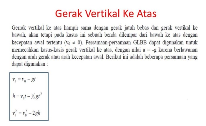 contoh soal gerak vertikal ke bawah