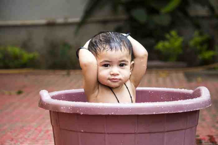 i take a bath at artinya