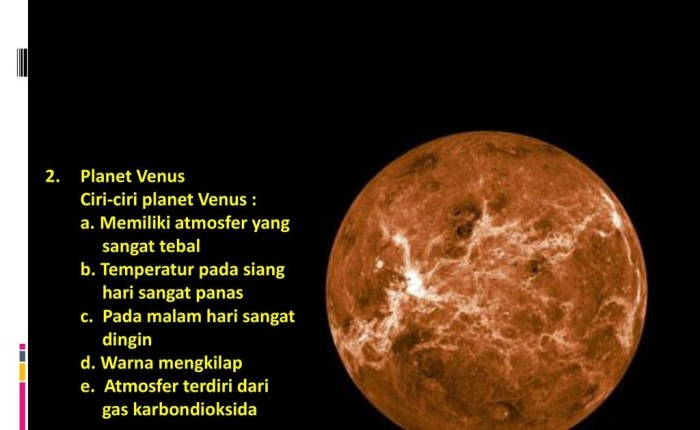 venus sangat tua dan berbatu