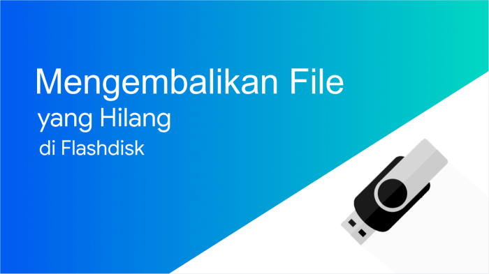 file di flashdisk tiba tiba hilang terbaru