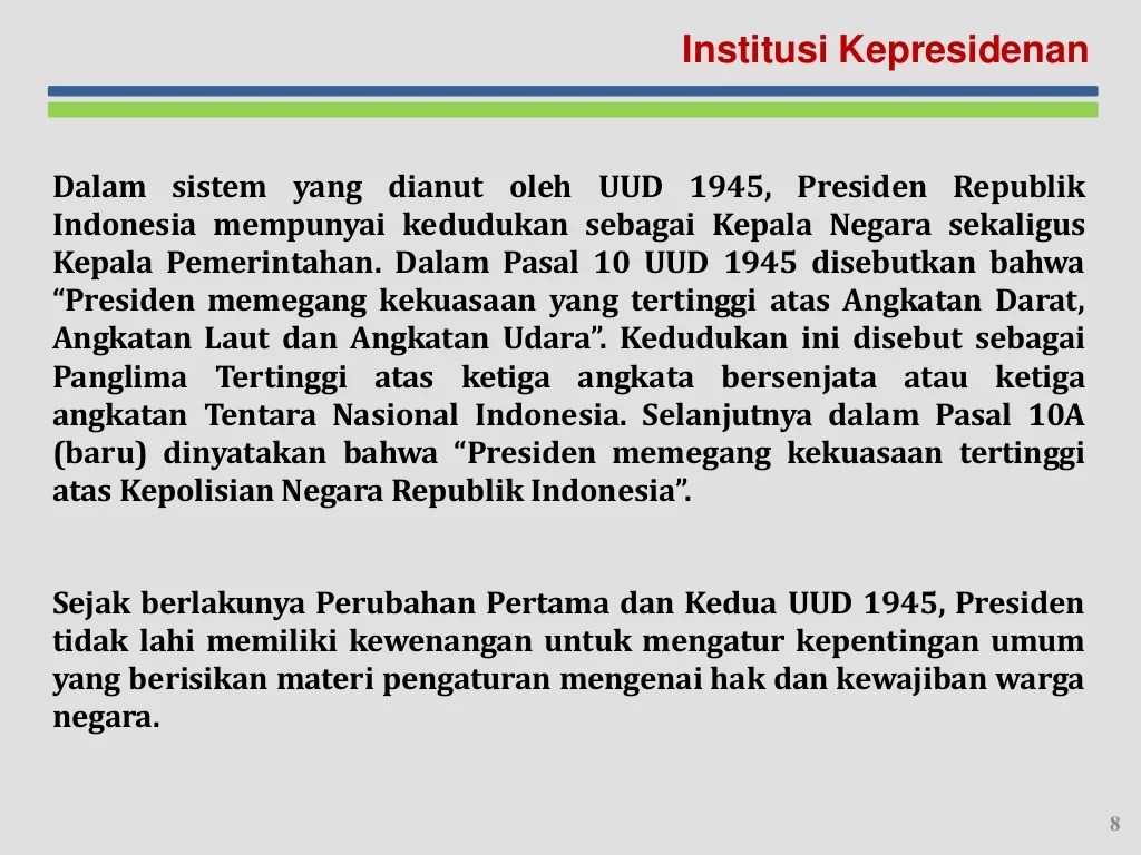 Mengapa kedudukan uud 1945 sangatlah tinggi