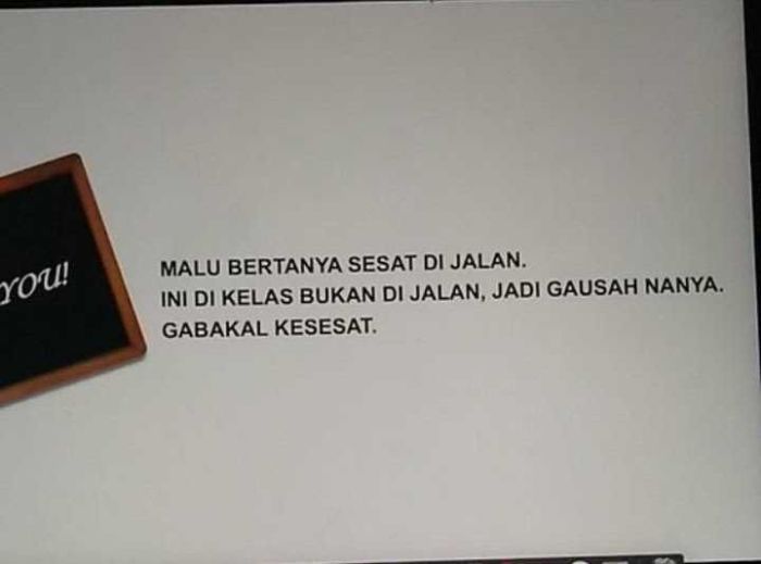 pernah gak pertanyaan