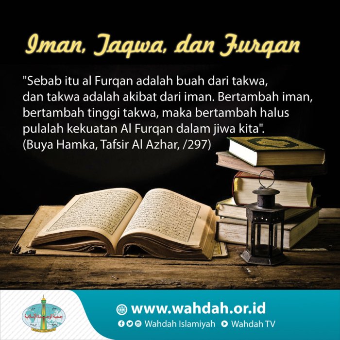 perbedaan iman dan taqwa