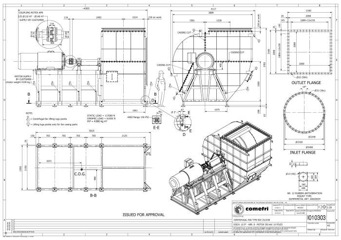 contoh gambar teknik mesin terbaru