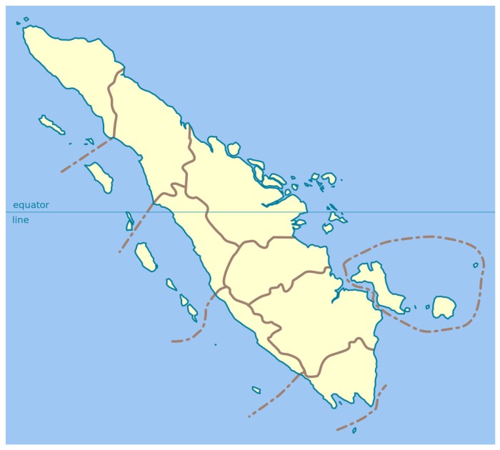 Gambar peta pulau sumatera lengkap dan jelas
