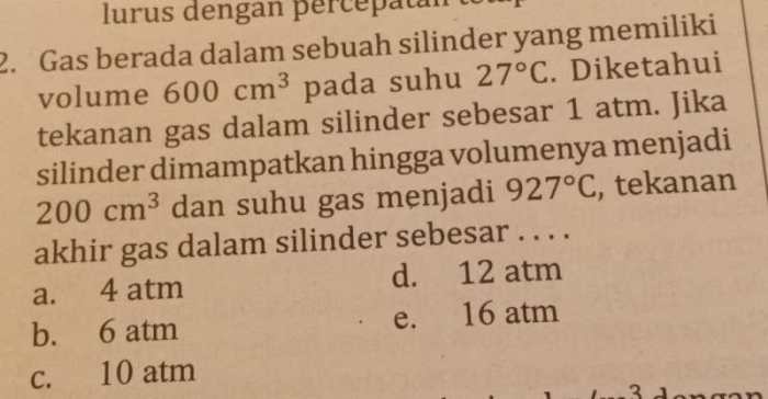 gas yang berada dalam suatu ruang terbaru