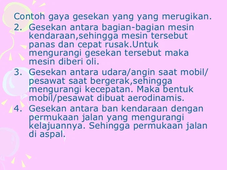 gaya gesek kehidupan sehari dalam pegas seputarilmu manusia manfaatnya sumber