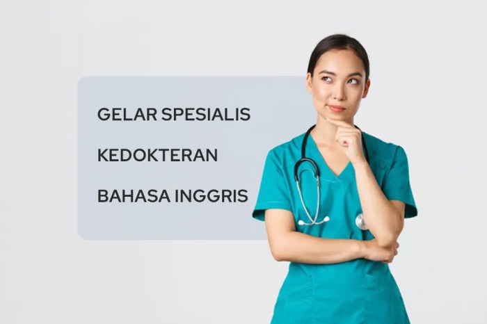 dokter bedah bahasa inggris