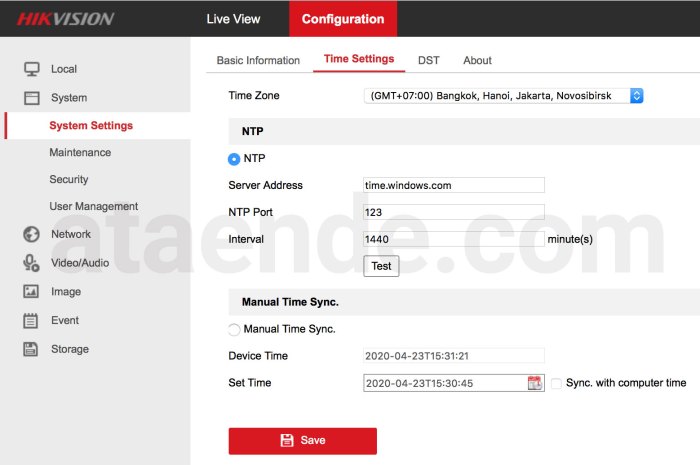 cara konfigurasi ip address