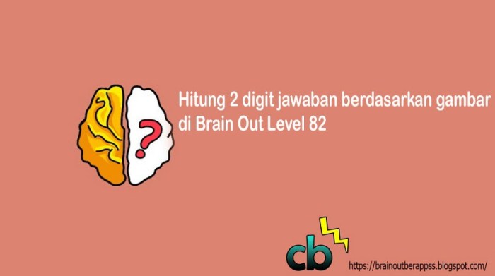 Hitung dua digit jawaban berdasarkan gambar